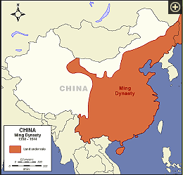 china-ming map